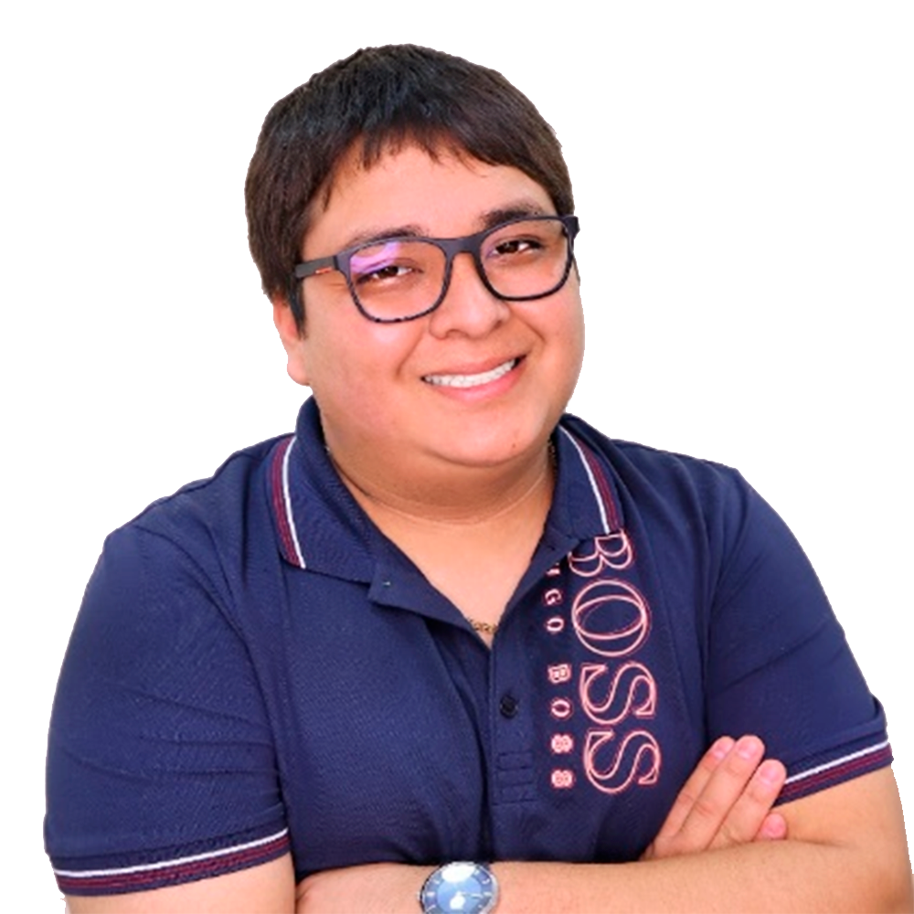 Profile picture of a person with short hair and a beard, wearing a black vest and white shirt, with a blurred outdoor background